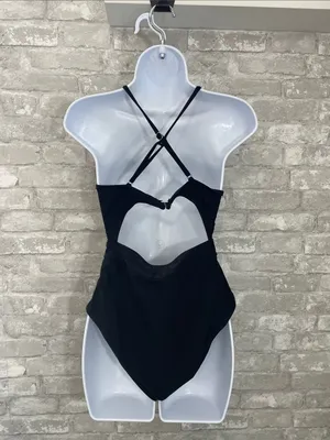 Cupshe Black One-Piece Swimsuit with Front Twist thumbnail 4