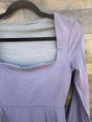 🍬 NWT Aotasely Lavender Long Sleeve Mini Dress thumbnail 5