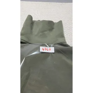 Spanx AirEssentials Half Zip Pullover Olive Green Sweatshirt 1X Tall 4709 thumbnail 7