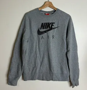 Nike Air crewneck pullover‎ sweatshirt old tag size medium thumbnail 1