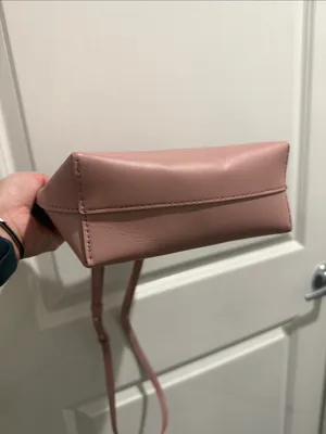 Samara Vegan Leather Crossbody Peony Blush Pink thumbnail 5