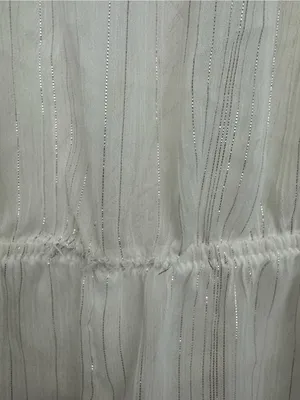 Victoria’s Secret off shoulder sheer white glitter romper swimsuit cover Large thumbnail 5
