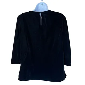 ‎Zara Velour 3/4 sleeve top Size M thumbnail 3
