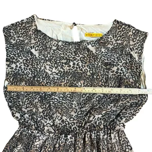 Alice + Olivia‎ Silk Leopard Print Mini Dress SZ XS Evening Wear Classy Dress thumbnail 6