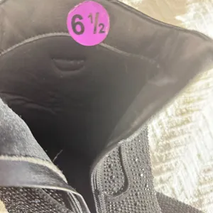 Forever Black Rhinestone Western Boots - Size 6.5 thumbnail 5