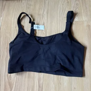 Aerie Black Sports Bra thumbnail 2