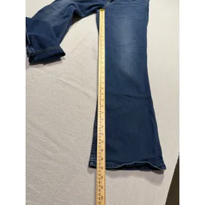 Hollister Mid-Rise Bootcut Jeans W32 Regular Blue Denim 14R 355D3408 thumbnail 10