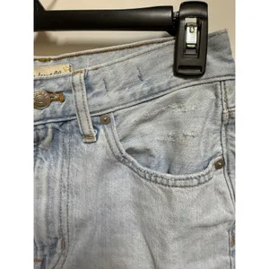 Madewell The Perfect Vintage Jeans 27 Light Wash High Rise Tapered Mom Denim thumbnail 5
