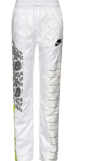 Nike Women's Woven Track Trousers Sweats Pants Joggers White/Black Size XS New thumbnail 6