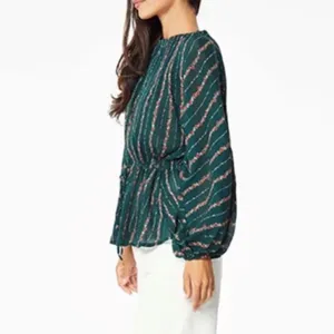 Roller Rabbit Mateaus Linden Cotton Gauze Peasant Blouse thumbnail 5