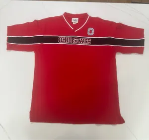 🏈 Vintage Ohio State Buckeyes V-Neck Jersey Tee (Lee Sport) 🌰 thumbnail 1