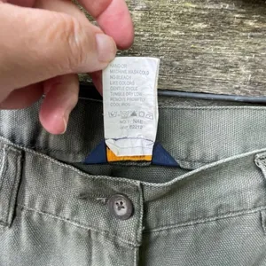 Woolrich size 8 Loden Green 100% cotton straight leg pants.runs small thumbnail 7
