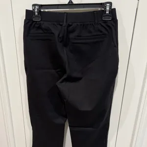 Quince Womens Ultra-Stretch Ponte Straight Leg Pants Black‎ Pull On Capsule thumbnail 4