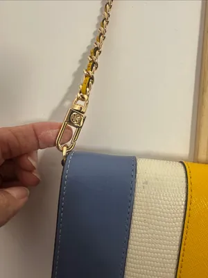 Tory Burch Robinson Ballon Stripe Convertible Shoulder Bag MSRP 498 thumbnail 12