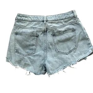 PacSun Women's Mom Denim Shorts Size 28 Blue Distressed Casual Summer thumbnail 3