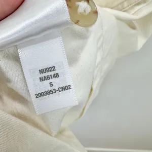 Madewell Denim Boxy Shirtdress Vintage Canvas White Relaxed Mini Small NWT thumbnail 11