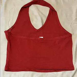 Bozzolo Red Crop Top thumbnail 3