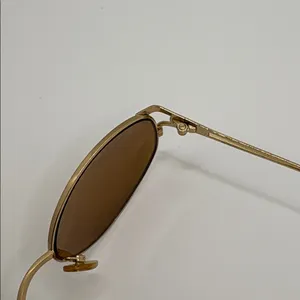 Vintage Sergio Tacchini Sunglasses Gold Brown S.T. 1047-S T802 130 90s Designer thumbnail 8