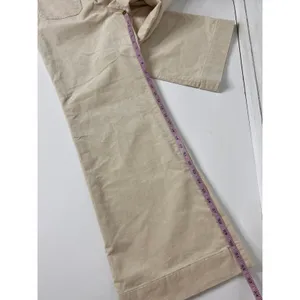 J.Crew Lizzie Pant Size 30 Beige Wide Leg Utility Pants Cotton Stretch thumbnail 7