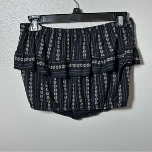 American Eagle Women Sleeveless Black Strapless Crop‎ Top size Small thumbnail 5