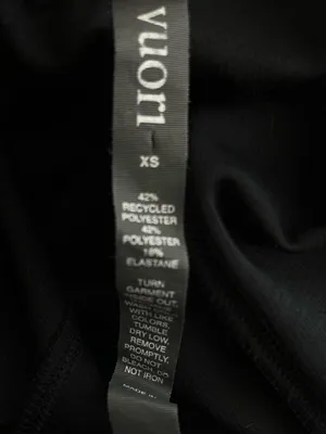 Vuori Lux Ribbed Split Bootcut Leggings Charcoal Grey High Rise XS thumbnail 12