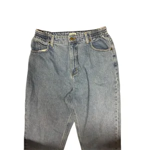 LL Bean Women's Light‎ Wash Original Relaxed Stretch Jeans Size 10P thumbnail 2