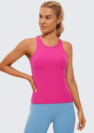 Amazon Pink Crazy Yoga Tank Top thumbnail 1