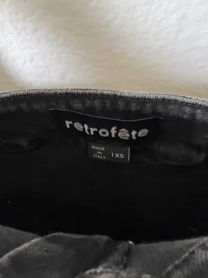 Retrofête Izzy Denim Dress in Onyx Black thumbnail 5