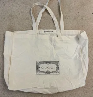 Gucci Ivory Canvas Tote Bag thumbnail 1