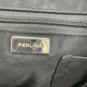 Perlina Magenta Leather Backpack With‎ Flap Drawstring Closure Side Zipper VTG thumbnail 12