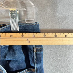 646 |‎ American Eagle Skinny Mid Rise Stretch Denim Jeans Dark Wash Womens 8 thumbnail 3