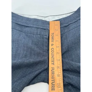 Maurices I Am Smart Crop Pants Women 0‎ Blue Indigo Cotton Blend Preppy Stretch thumbnail 8