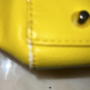 Beautiful yellow satchel purse with shoulder straps!! thumbnail 13