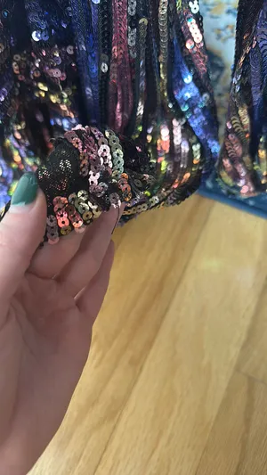 Anna Rae Sequin Stripe Mini Dress thumbnail 5