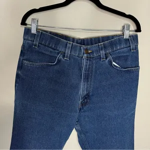 Levi's Vintage 90’s Action Orange Tab High‎ Rise Crop Straight Denim Jeans thumbnail 3