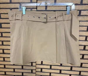 Princess Polly Khaki Belted Skirt Size 8‎ thumbnail 1