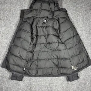 The North Face Hyvent Womens‎ Sz Small Goose Down Belted Jacket Black thumbnail 5