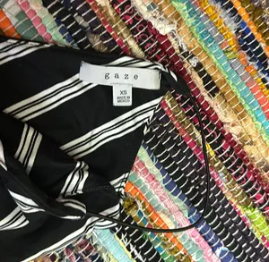 Striped Bodysuit Black Size XS thumbnail 3