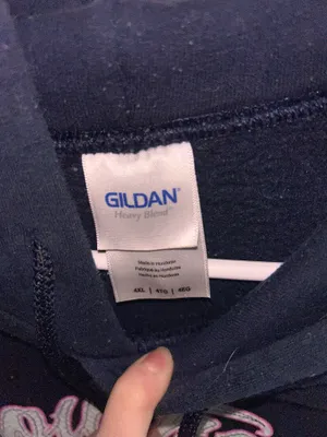 Gildan - Navy Blue Topsail Island Hoodie - 4XL thumbnail 2