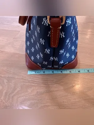 Dooney and Bourke MLB New York Yankees domed zip satchel thumbnail 11