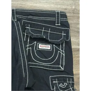 True Religion Military Black Cargo Pants Women’s 29 thumbnail 7