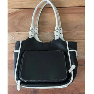 Y2K Vintage KATHY Van Zeeland Two-Tone Minimalist Retro Indie Shoulder Bag thumbnail 3