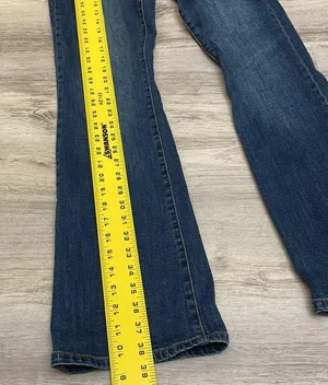 tractr Dark Wash Blue Wide Leg Women's Stretchy Jeans Size 4/27 thumbnail 10