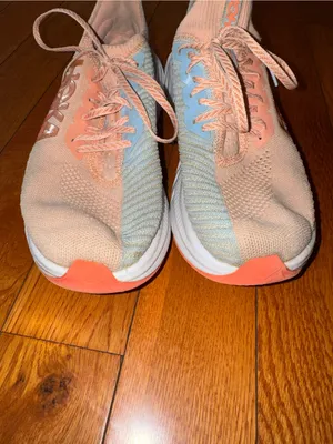 HOKA Carbon X3 Peach/Coral Running Shoes – Women’s 9.5 thumbnail 3