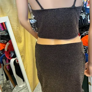 Oh Polly Shimmering‎ Black Dress thumbnail 4