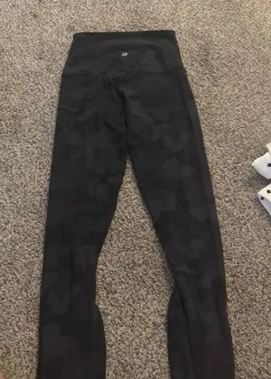 Lululemon Black Camo Leggings thumbnail 1