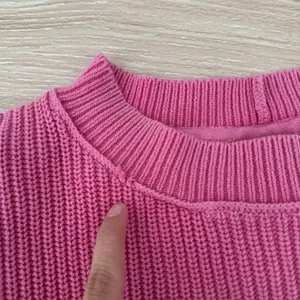 Aerie‎ Small Beyond Oversized Rib Tunic Sweater Pink Preppy Chic Lounge School thumbnail 3