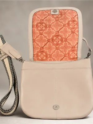 Lucky Brand Rori Leather Crossbody Bag Purse Used ONCE EUC thumbnail 7