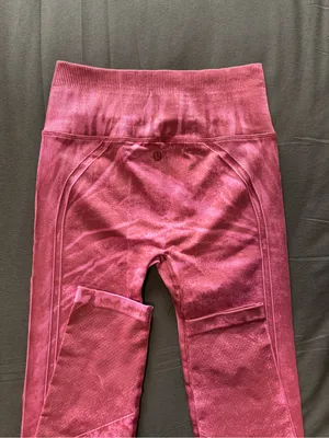 lululemon athletica Rose Pink Tie-Dye High-Rise Leggings thumbnail 7