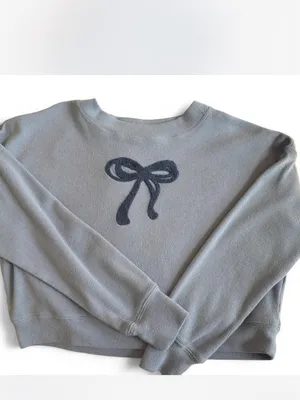 Blue Bow loungewear set thumbnail 2